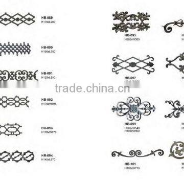 Various Decorative Wrought Iron Scrolls, Decorative wrought iron scrolls