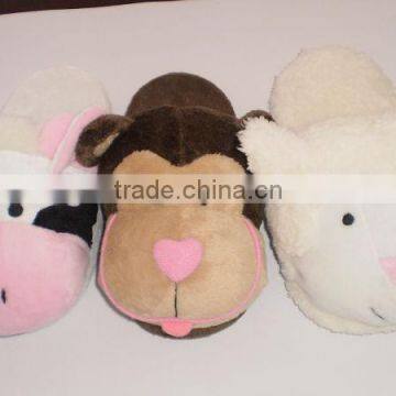 plush slippers for kids with toys