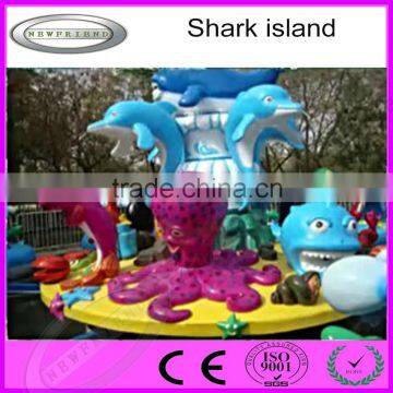 Hot sale New product Shooting Water Shark Island Battle for kids rides