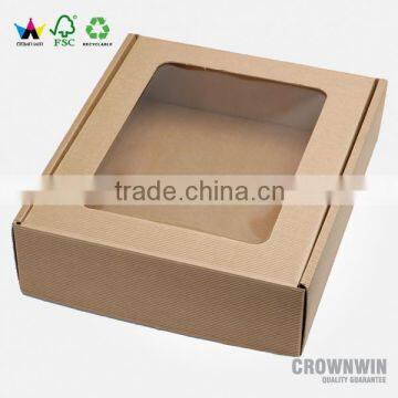 Alibaba hot sale cardboard gift boxes with clear window