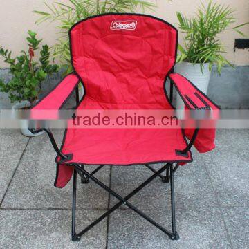 folding oversize quad chair with cooler