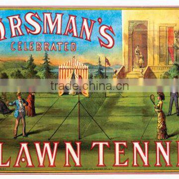 Horsman's Celebrated Lawn Tennis 28x42 Giclee on Canvas