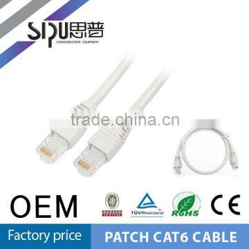 SIPU high quality cat6 cca cu ofc patch cord bmanufacture wholesale patch cable