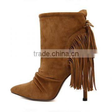 Sude Boots Christmas Shoes New Year Style 2017 PJ4411