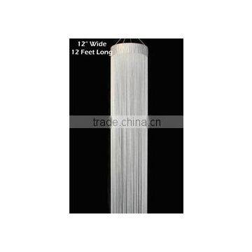 CF158 fabric fringe columns and fiber wedding mandap decoration for wedding decoration