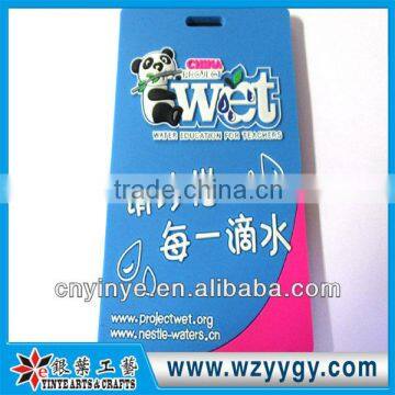 2014 hot sell ad PVC luggage tag