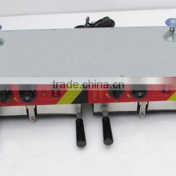 (3 in 1) Commercial Non-stick 110v 220v Electric Dual 1pc Ice Cream Taiyaki Fish Waffle Machine+Batter Dispenser+Stuffing Scoop photo-4