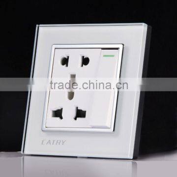 Glass panel Switched Socket, Wall Switch and Socket, Socket Outlet