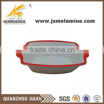 11" Melamine Long Handle Bowl With Lid photo-2