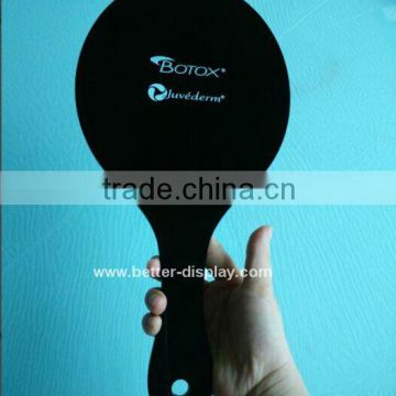 custom acrylic Hand mirror with logo