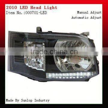 TOYOTA HIACE 2010 COMMUTER HEAD LIGHT WITH LED #000701-2 / #000701-3 LED HEAD LIGHT L/R