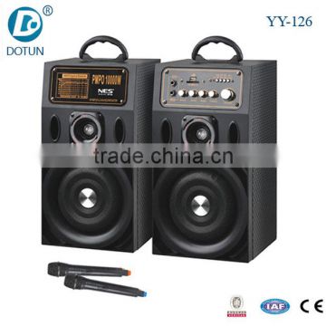 pro audio hifi professional power amplifier wireless portable Bluetooth PA Speaker System YY-126