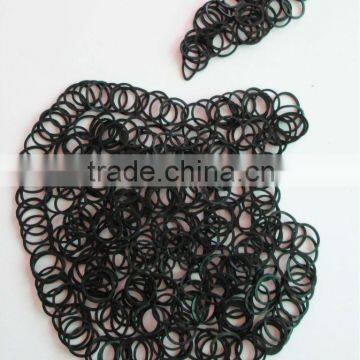 Black rubber band / Mini loom rubber bands for bracelets