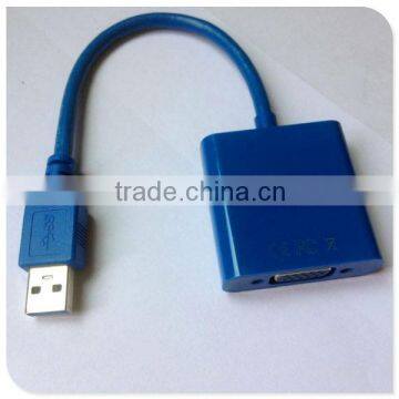 2014 Hotsell USB 3.0 Cable Factory Price USB 3.0 TO VGA Converter