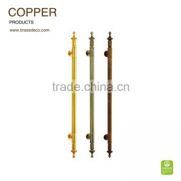 Hotel entrance door HK807 copper door luxurious handle