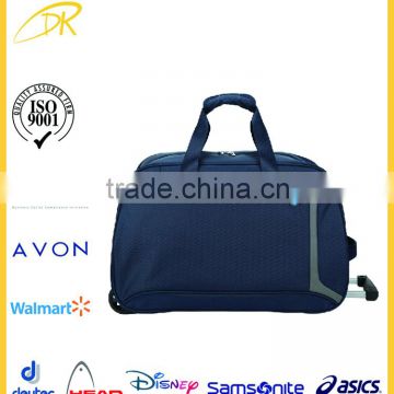 China factory wholesale nylon best travel bags with trolley sleeve