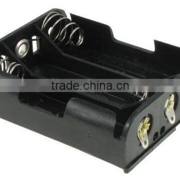 3AA black battery holder, with solder lugs BH331D-GR