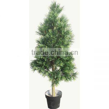 plastic cypress tree