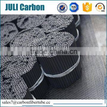 Juli factory custon cnc cutting carbon fiber tube for rc cars/toys