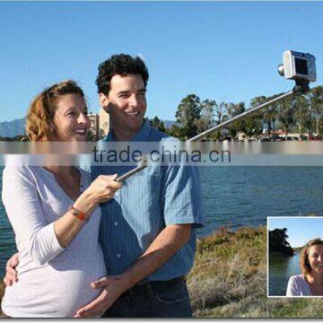 2015 Factory Direct Wholesale Mobile Accessory Wireless Bluetooth Aluminum Material Fashion Selfie Stick