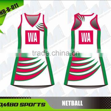 Custom design netball club A line dress