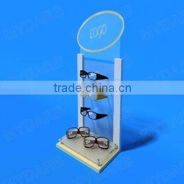 2-tier Clear Acrylic Eyeglasses Display Stand