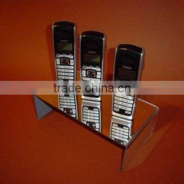 Mirror Lucite Phone Stand