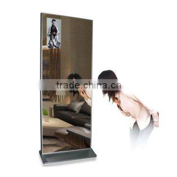 1920*1080 Full HD 46" Mirror Floor Stand AD Player with Sensor