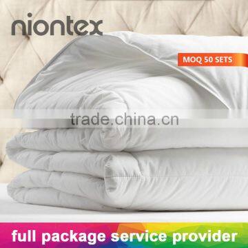 Microfiber Duvet Comforter with Cotton Down Proof Ticking for Hotel/Home Use