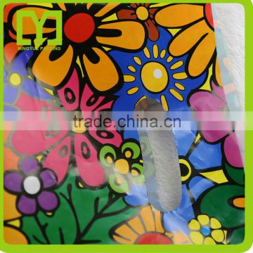 Yiwu Logo Printed Die Cut Handle Plastic Shopping Bag Fashion Plastic Shopping Bag