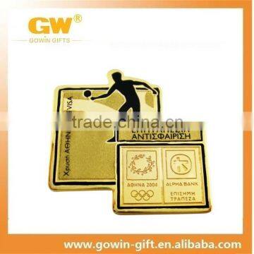 High quality Custom epoxy metal badge