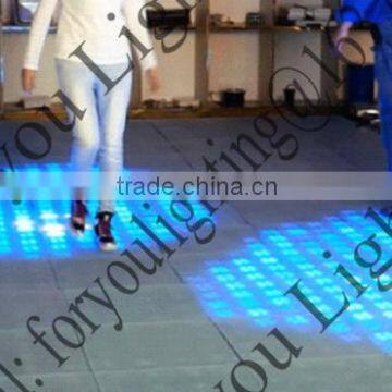 PC & Sub Control Disco DJ Wedding 192pcs SMD3528 RGB 3IN1 LED 4*4 Pixel Outdoor Waterproof Digital Interactive Dance Floor photo-4