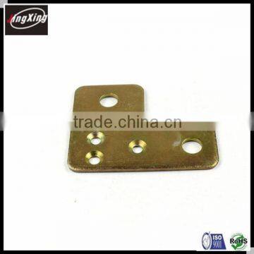 Custom Competitive price high quality zinc plated steel square flat bracket