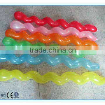 latex screw shaped baloon