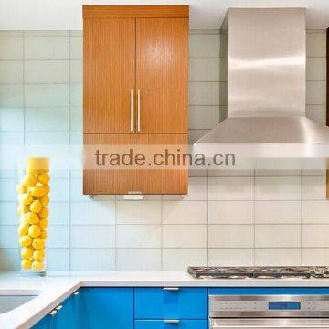 Prefab Home Decoration Frameless Matte Glass Kitchen Cabinets photo-3