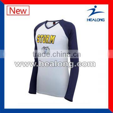 High quality sublimated volleyball uniform designs wholesale volleyball jersey