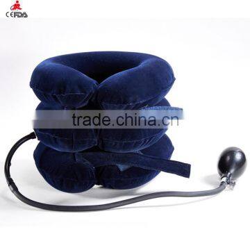 Full Flannel Inflatable Air Neck Traction /Soft Air-pressure Neck Traction Cervical Collar/cervical Traction Device