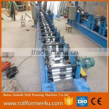 JINBAILI Most Popular Color Sheet Steel Metal Rain Gutter Roof Ridge Cap Roll Forming Machine