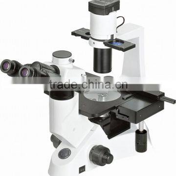 Trinocular Head InclinedInverted Microscope/High point extra wide field eyepiece EW10X/22