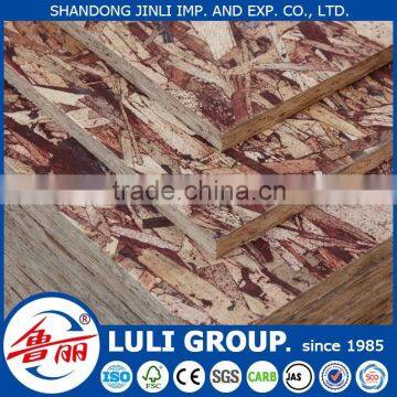 poplar melamine furniture grade waterprood OSB made from SHANDONG LULIGROUP China manufacture since 1985