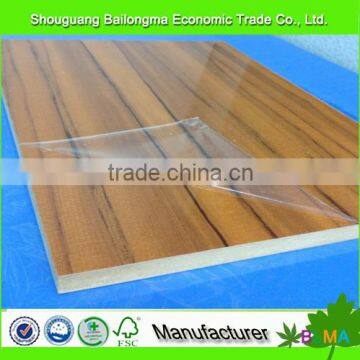 high gloss wood grain uv mdf board with best quality