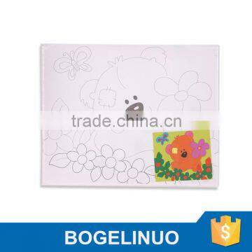 25x30cm Kids Canvas Painting Set With 6 Acrylic Paints and Brush photo-6