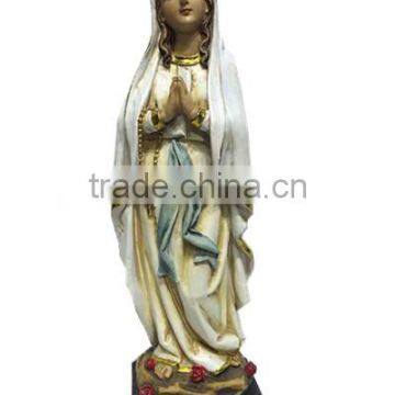 Factory resin virgin mary religious statue figurine