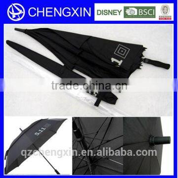 logo printing advertising umbrella black