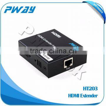 HDMI Extender Cat5 or Cat6 Support Video Input and 3D up to 60m photo-6