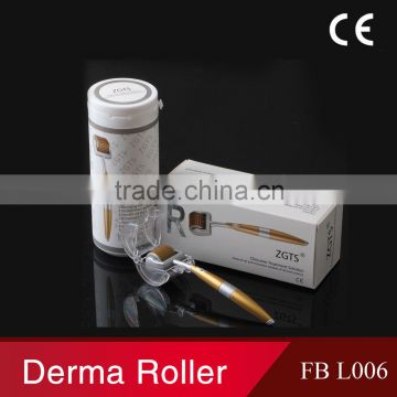 titanium microneedle dermaroller 192 needles medical grade ZGTS derma roller for hair loss treatment