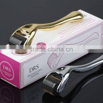 Wholesale 540 Titanium Needles 2.5mm Metallic Golden/Silver Handle DTS Derma Roller