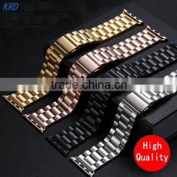 Stainless Steel Watch Band For Iwatch Apple Watch Band Strap Link Bracelet Accessories 38mm 42mm With Adapter