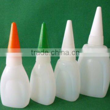 Cyanoacrylate Adhesive Empty Plastic10g/20g/30g/50g Instant Super Glue Bottle