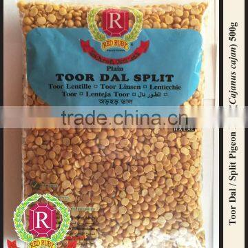 Toor Dal / Split Pigeon Peas / Arhar Dal / Cajanus cajan (Red Ruby)